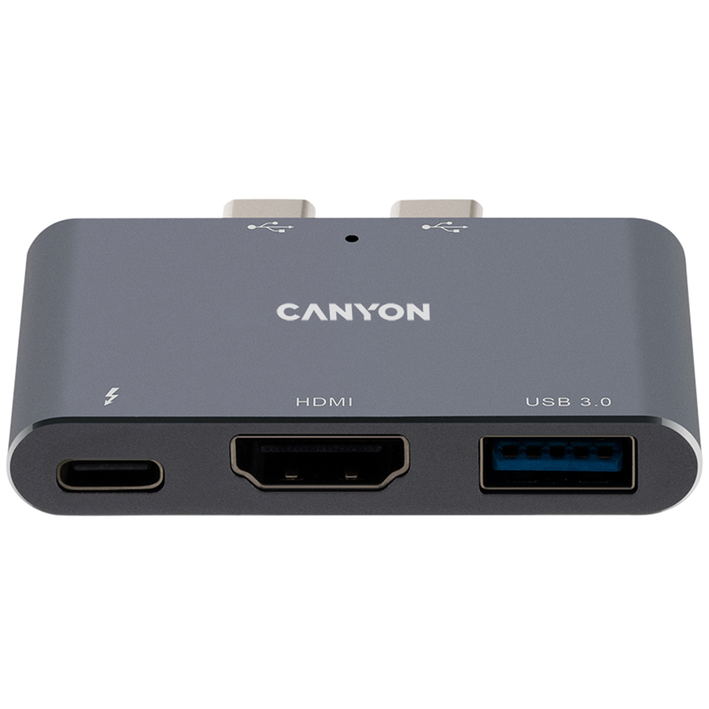Canyon DS-1 3 in 1 Thunderbolt 3 Space Grey Docking Station Image 3