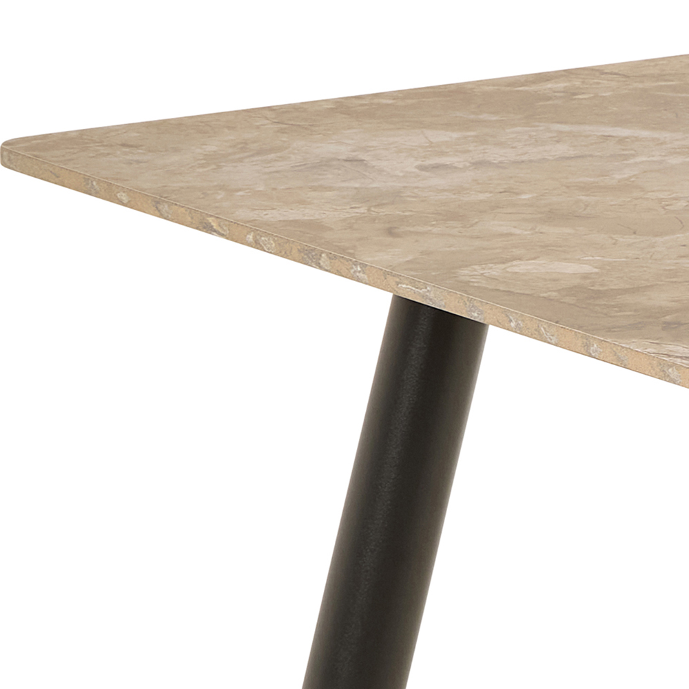 Florence Wicklow Brown and Black Ceramic Dining Table Image 6