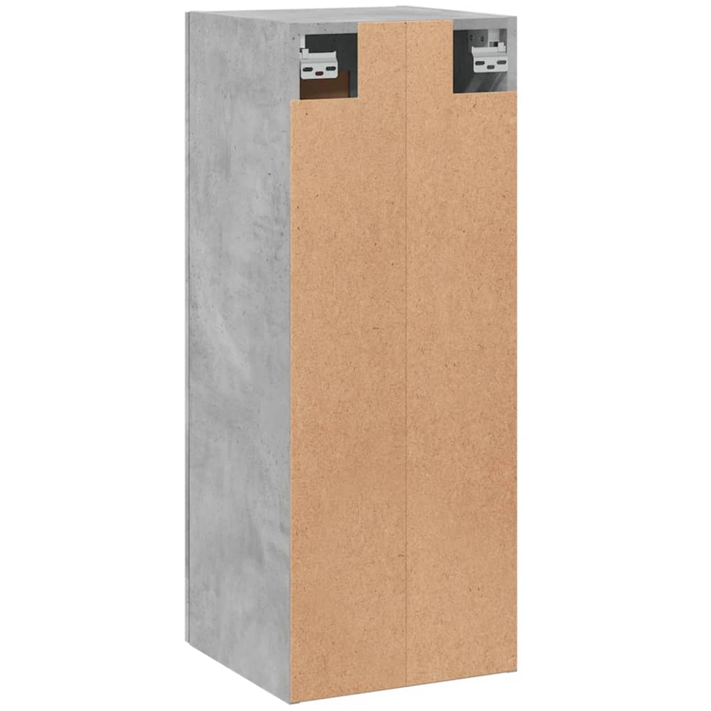 vidaXL Single Door Concrete Grey Wall Mounted Cabinet Image 9