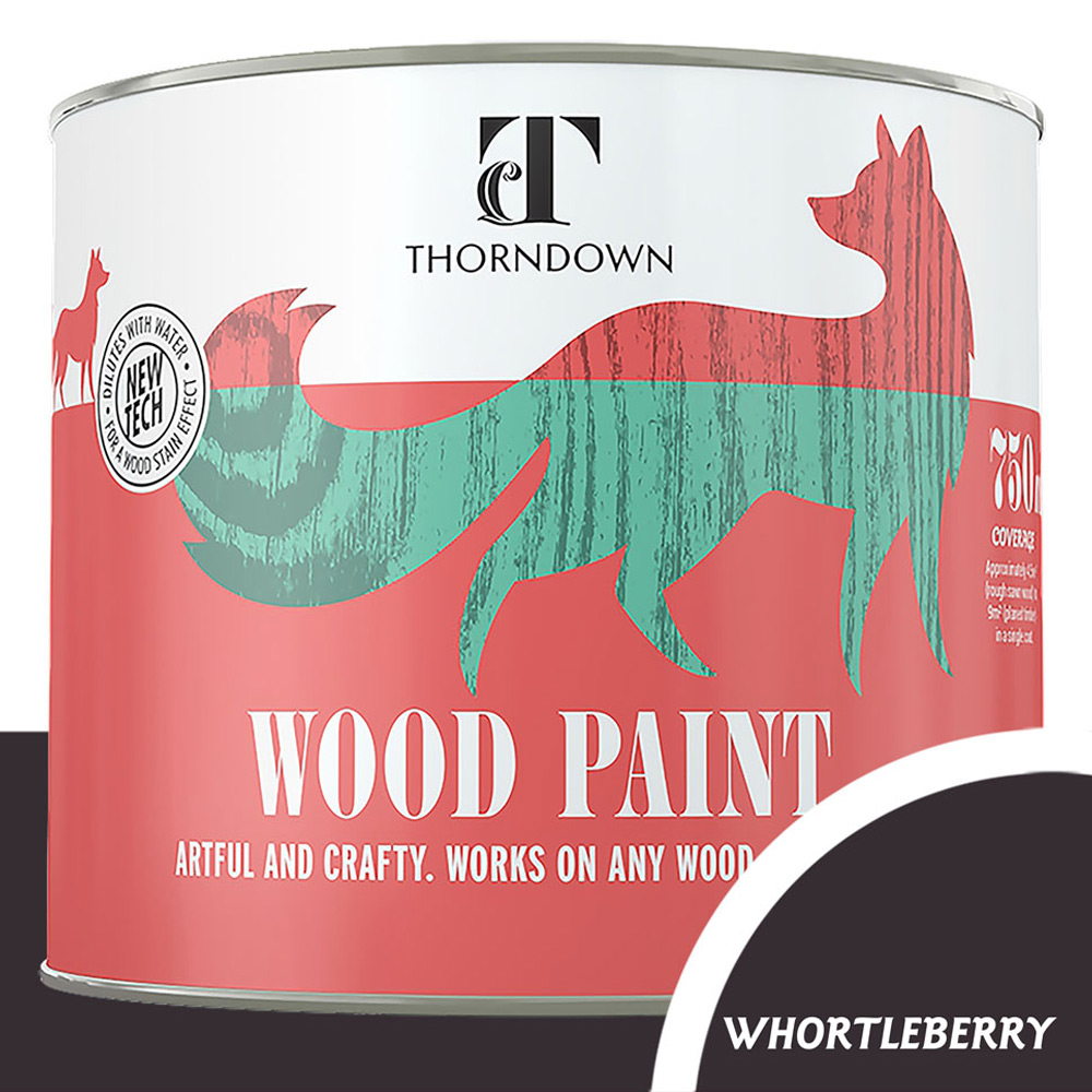 Thorndown Whortleberry Satin Wood Paint 750ml Image 3