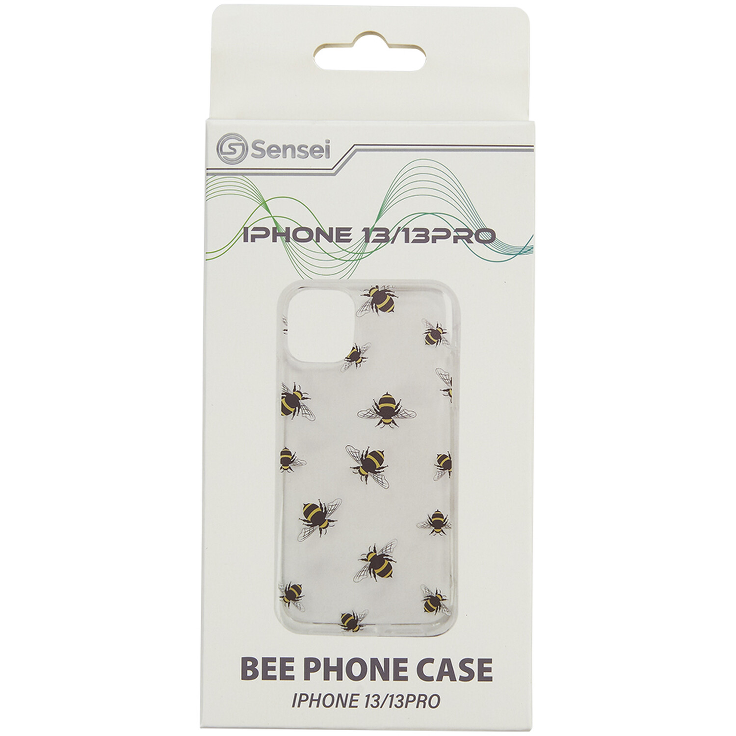 Sensei Clear Bee Design Phone Case Suitable for iPhone 13 and13 Pro Image