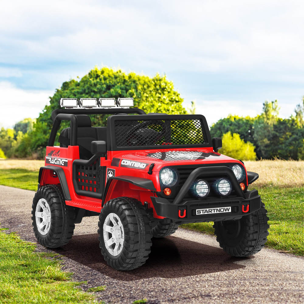 Costway Kids 2 Seater Red Ride On Truck with Remote Control 12V Image 4