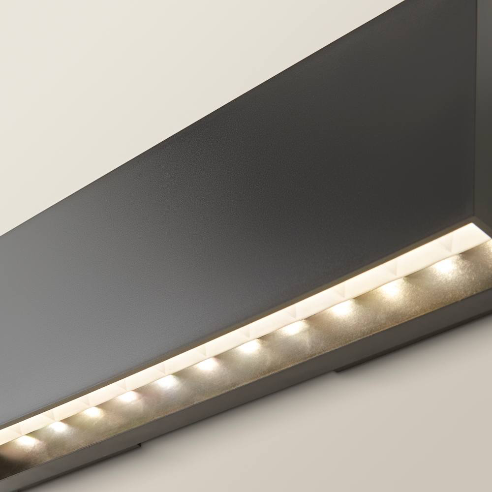 ValueLights Jake Matte Black LED Outdoor Wall Downlight Image 6