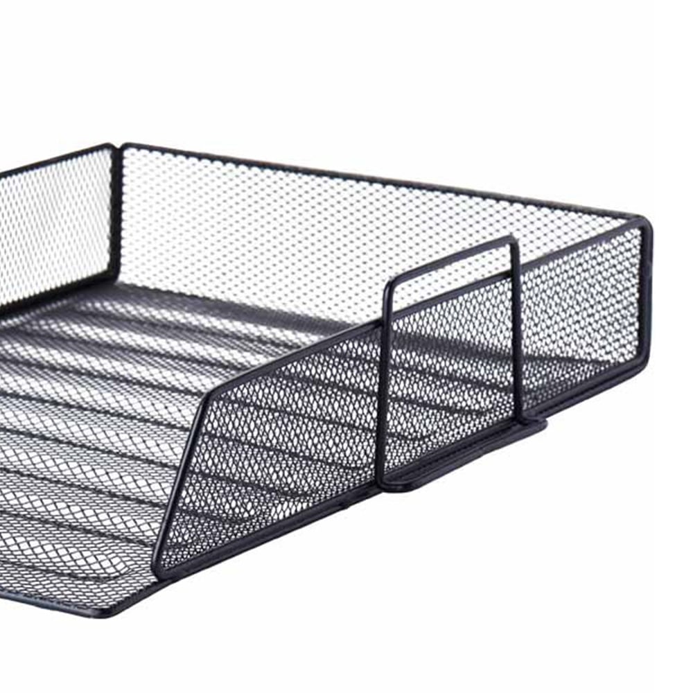Wilko Mesh Single in Tray Black Wilko