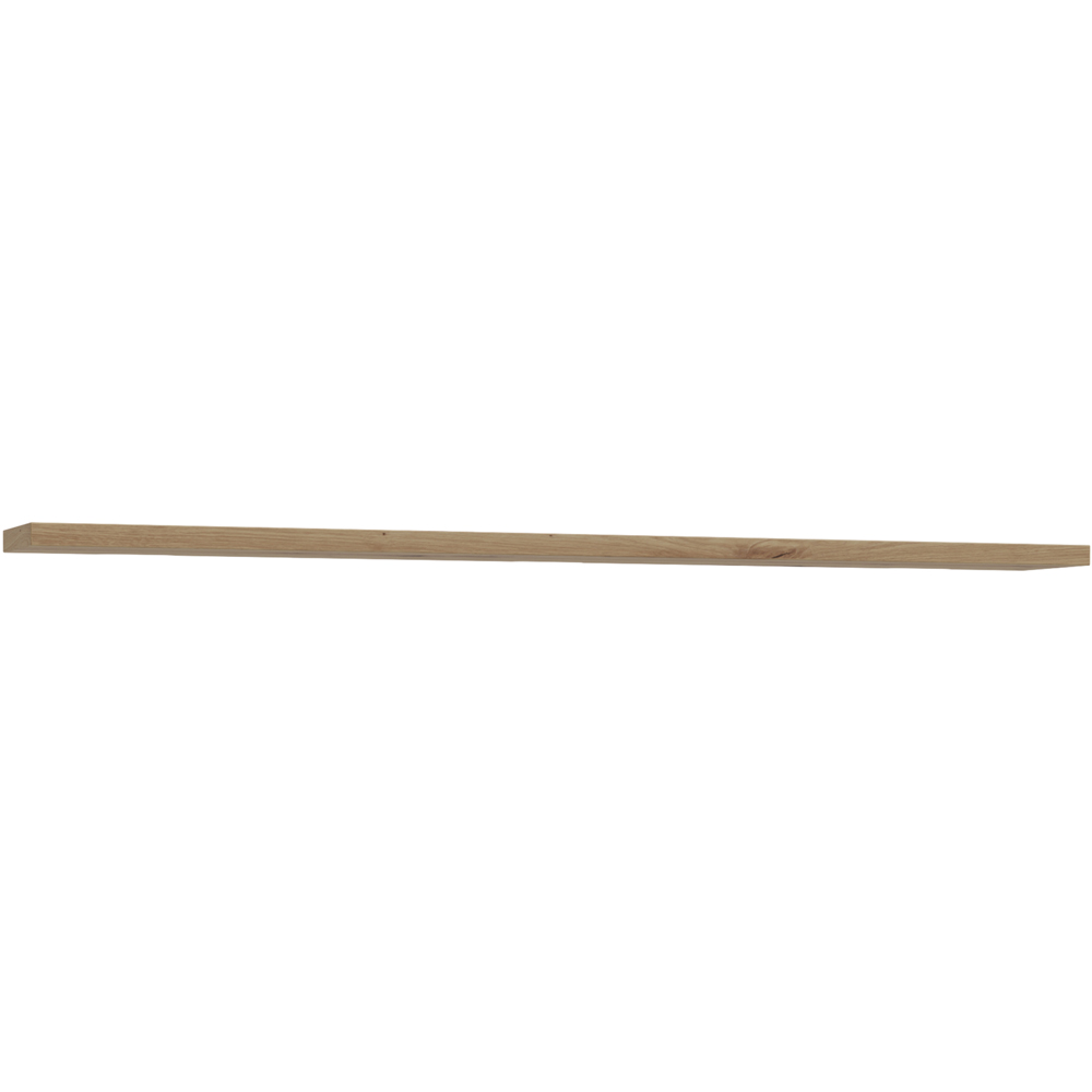 Florence Corona Artisan Oak Floating Wall Shelf 200cm Image 2