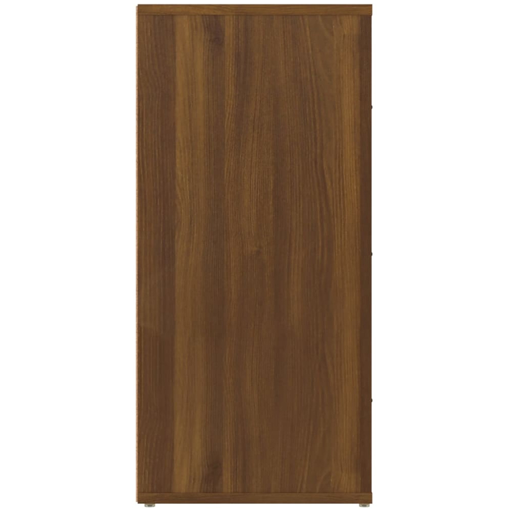 vidaXL 3 Drawer Brown Oak Sideboard Image 5