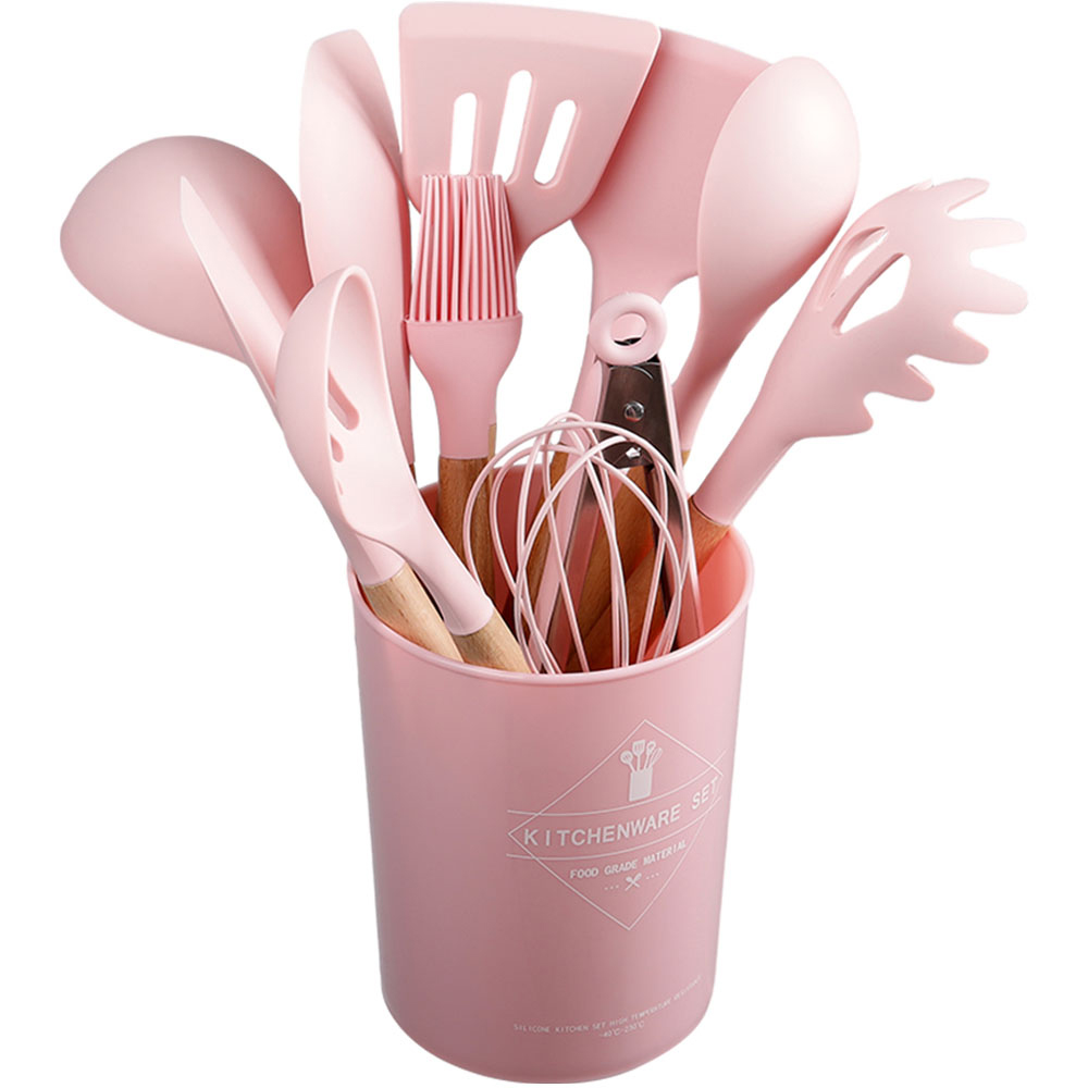 Living and Home 11 Piece Silicone Kitchen Utensil Set Image 3