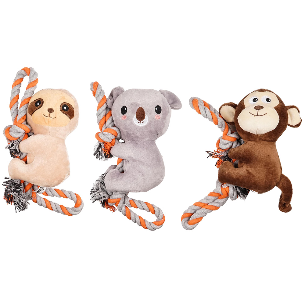 Single Clever Paws Tree Climber Rope Dog Toy in Assorted styles Image 1