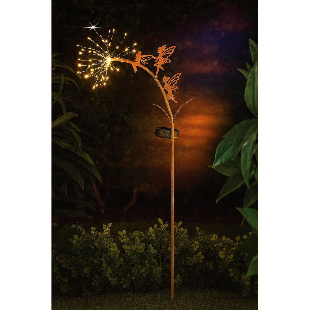 Avilo Fairy on a Stem Solar Garden Stake 84cm Image 2
