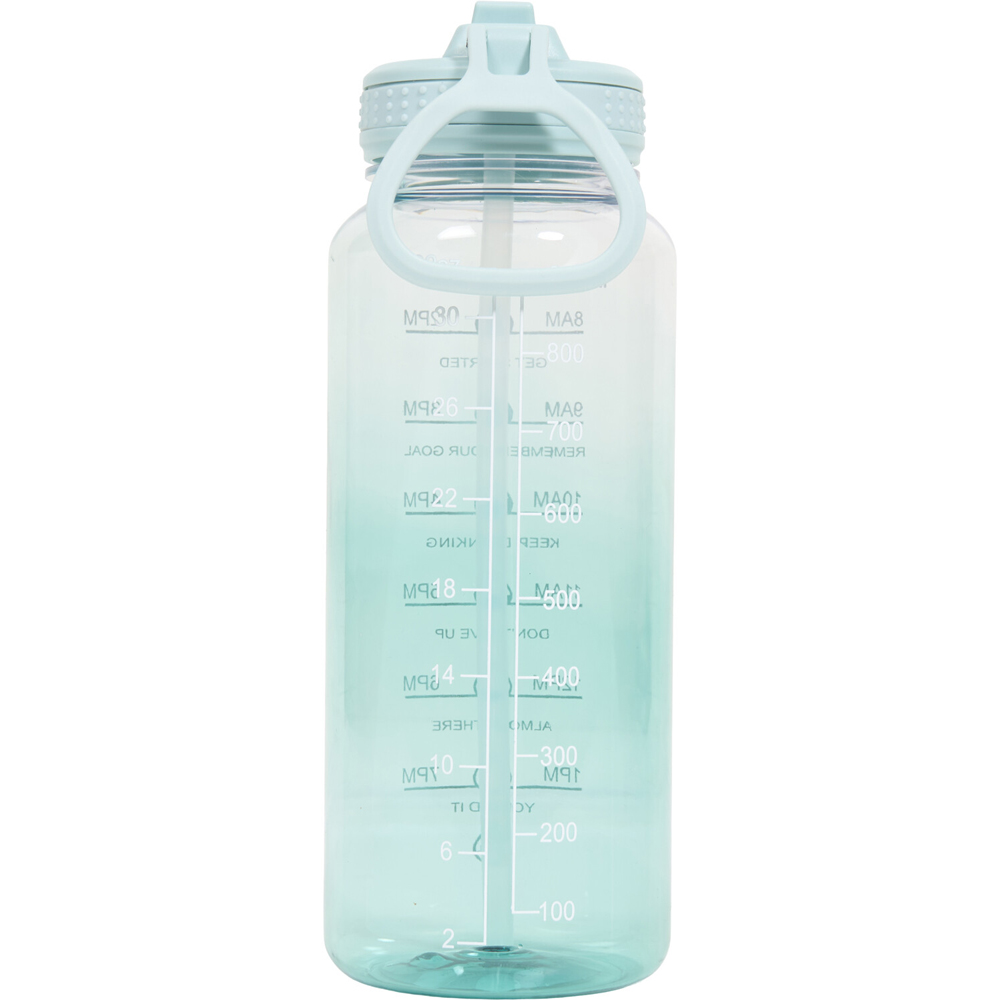 Two-Tone Sport Bottle with Handle Light Sea Green Image 2
