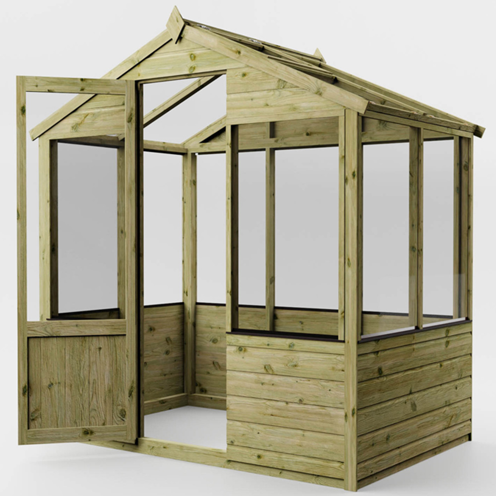 Mercia Wooden 4 x 6ft Traditional Greenhouse Image 3