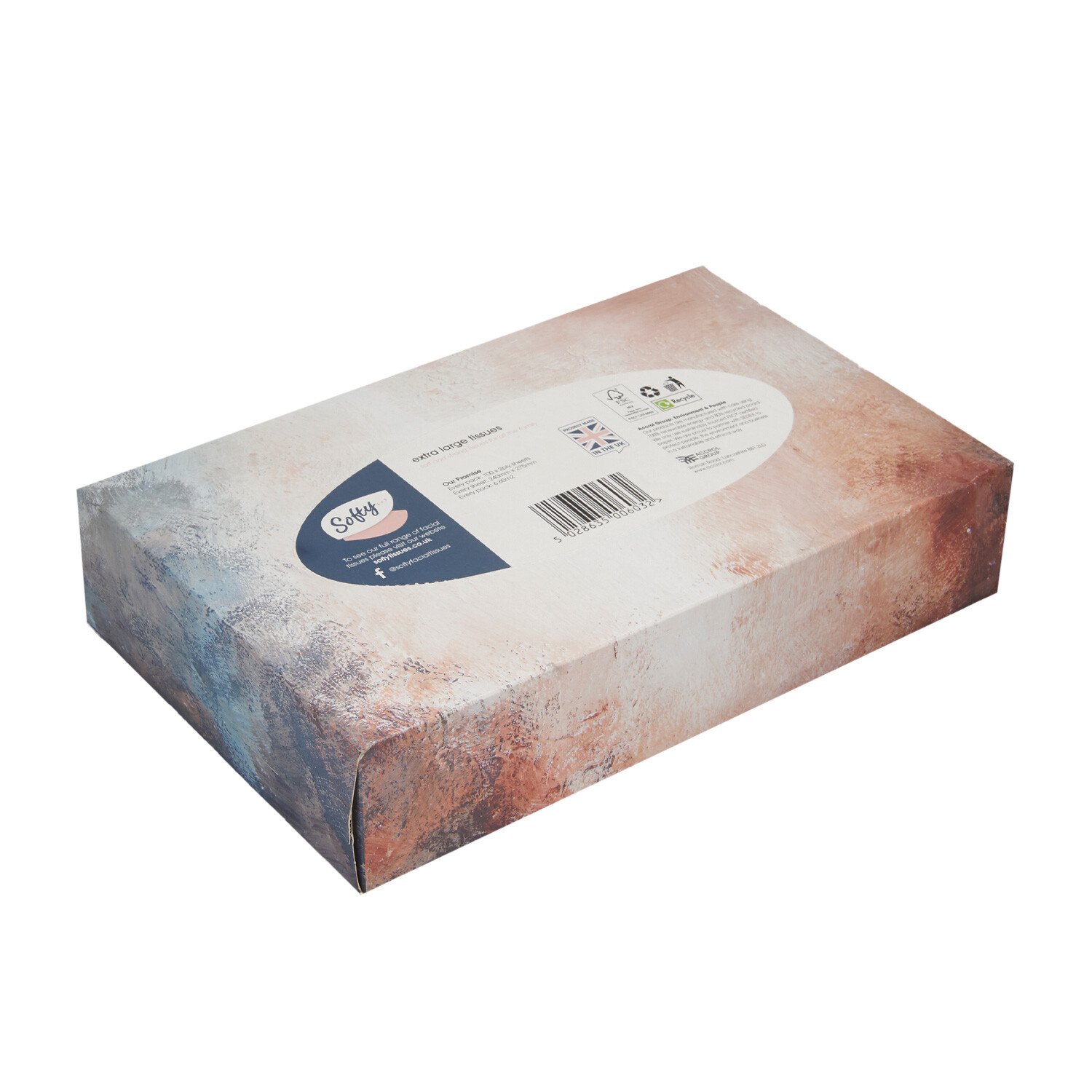 Pack of 100 Softy Extra Large Tissues Image 3