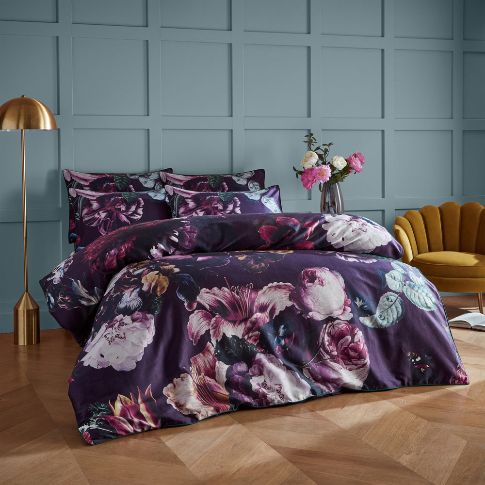 Paoletti Cordelia Super King Multicolour Duvet Set Image 1