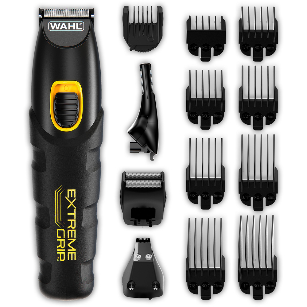 Wahl Extreme Grip 7-in-1 Lithium Ion Cordless Waterproof Multi-Groomer Trimmer Kit Image 3