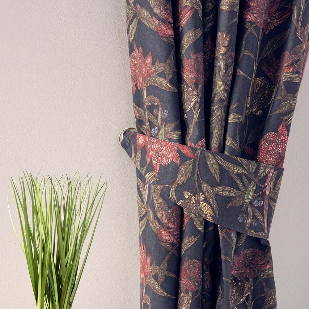 Serene Country Dream Wild Garden Curtains with Tie Backs 168 x 183cm