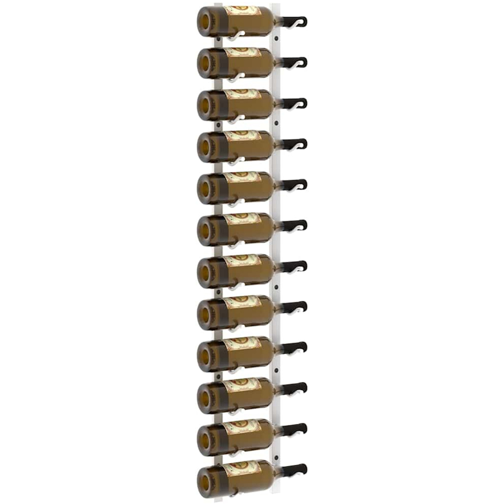 vidaXL 12 Bottle White Wall Mounted Wine Rack Image 3