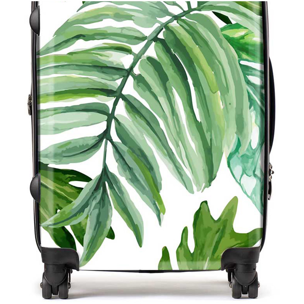 Warren Reed Designer Medium Exotic Rainforest Leaves Suitcase Image 2