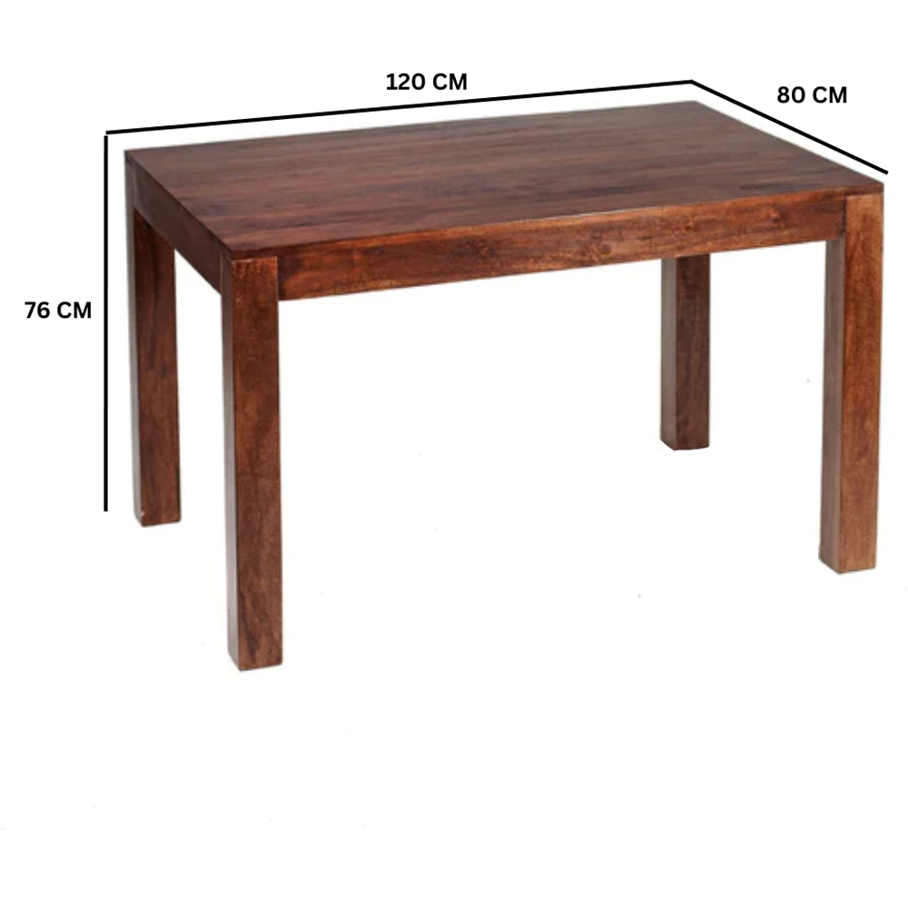 Brooklyn Nihash Toko 4 Seater Mango Dining Table Dark Image 6