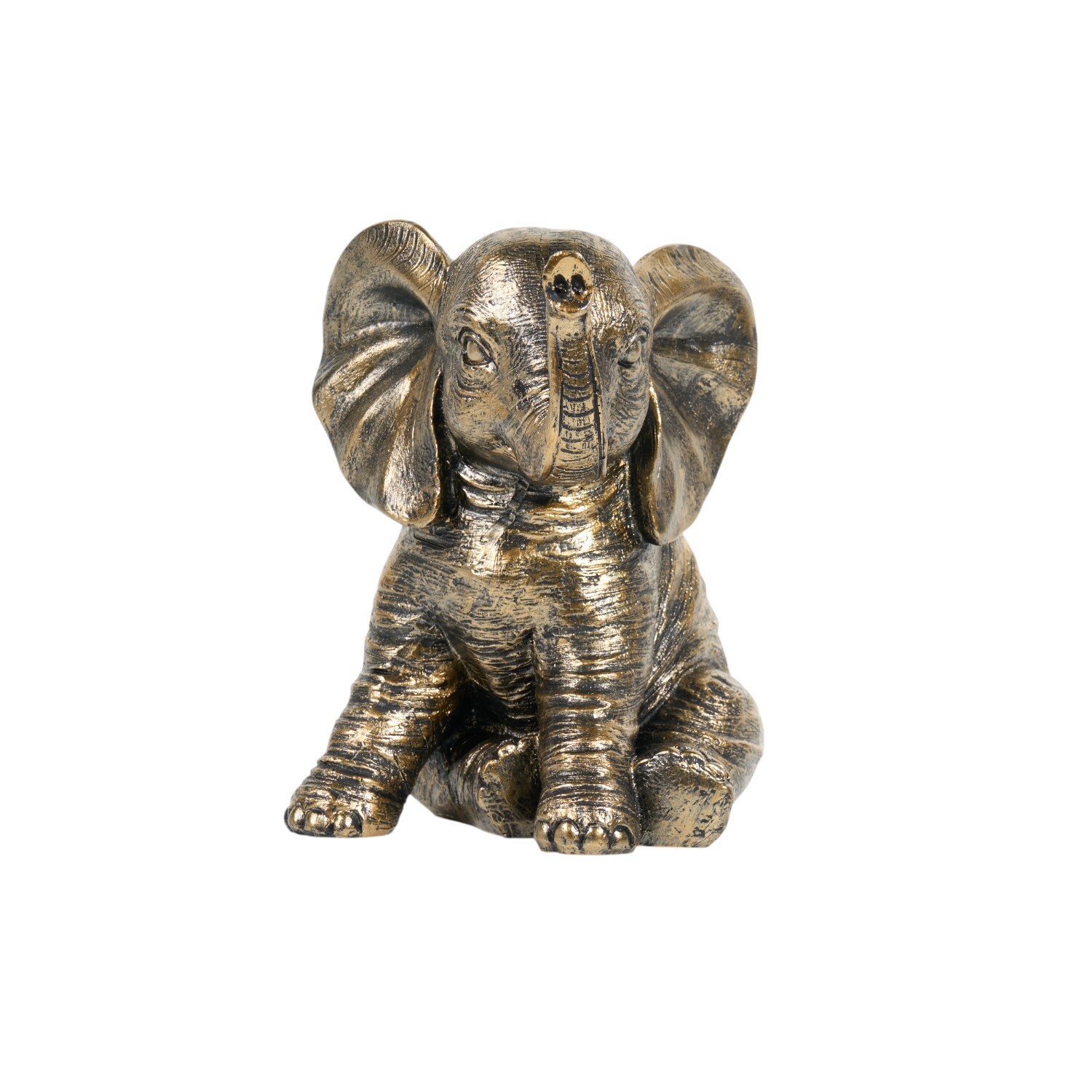 Ebony The Elephant Ornament Bronze Image 1