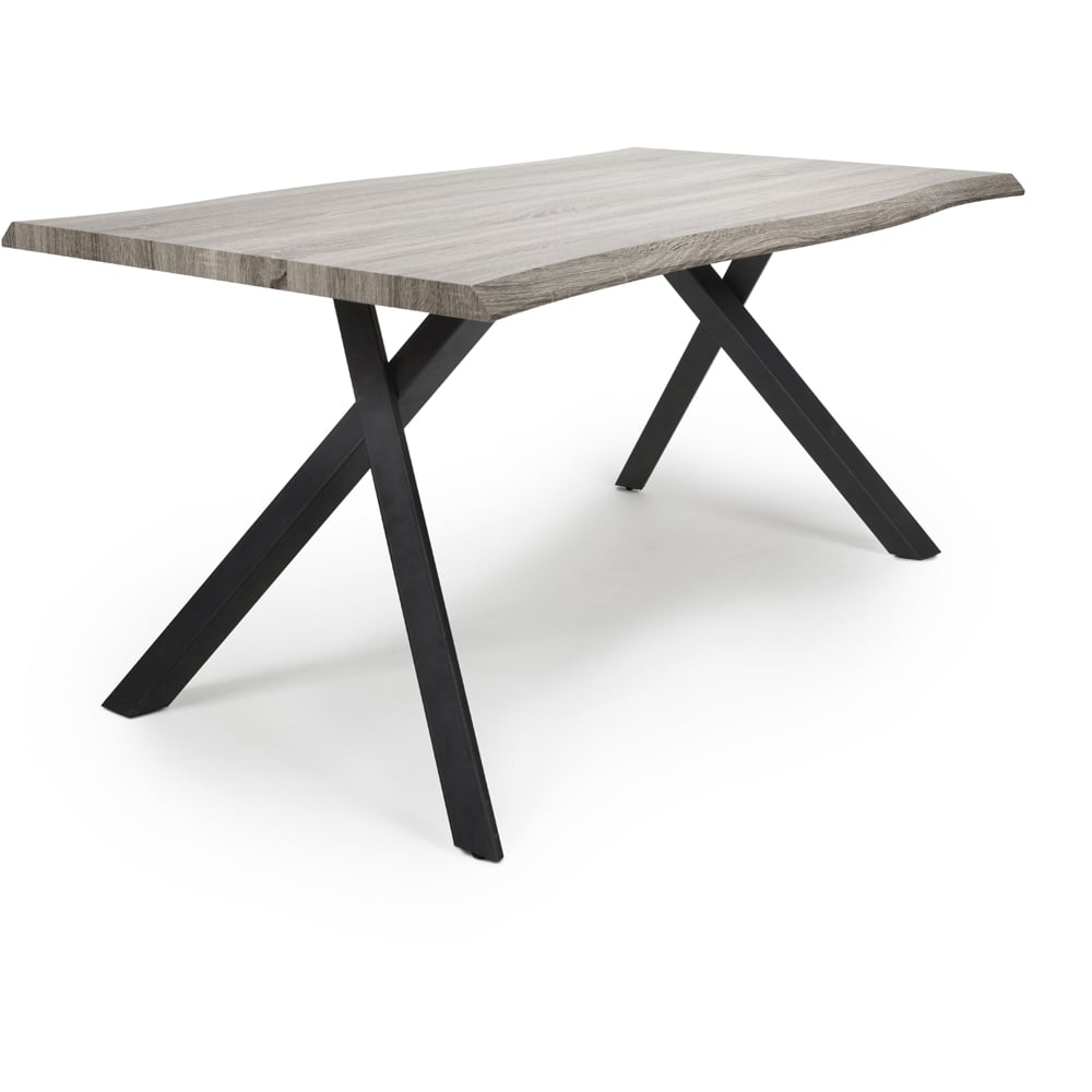 Narvik 4 Seater Medium Curved Dining Table Image 2