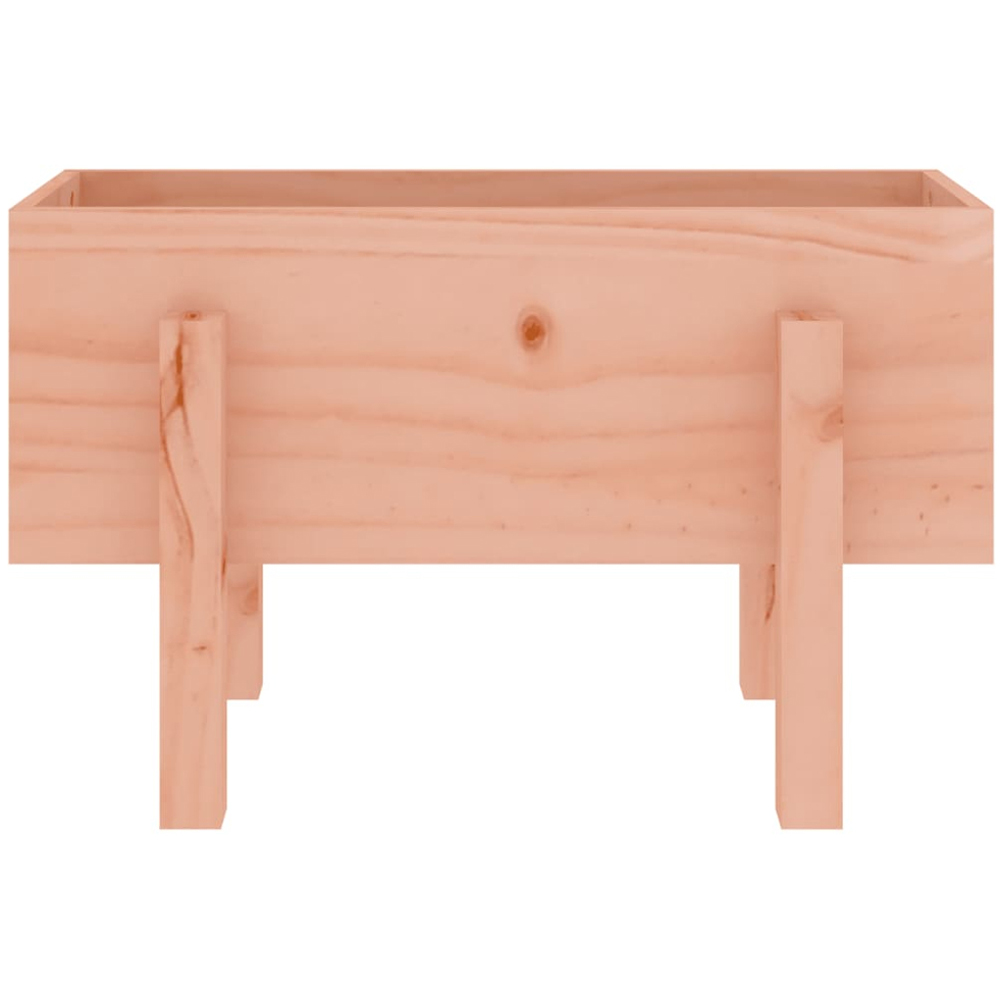 vidaXL Brown Solid Wood Rectangular Raised Garden Planter 62 x 30 x 38cm Image 4