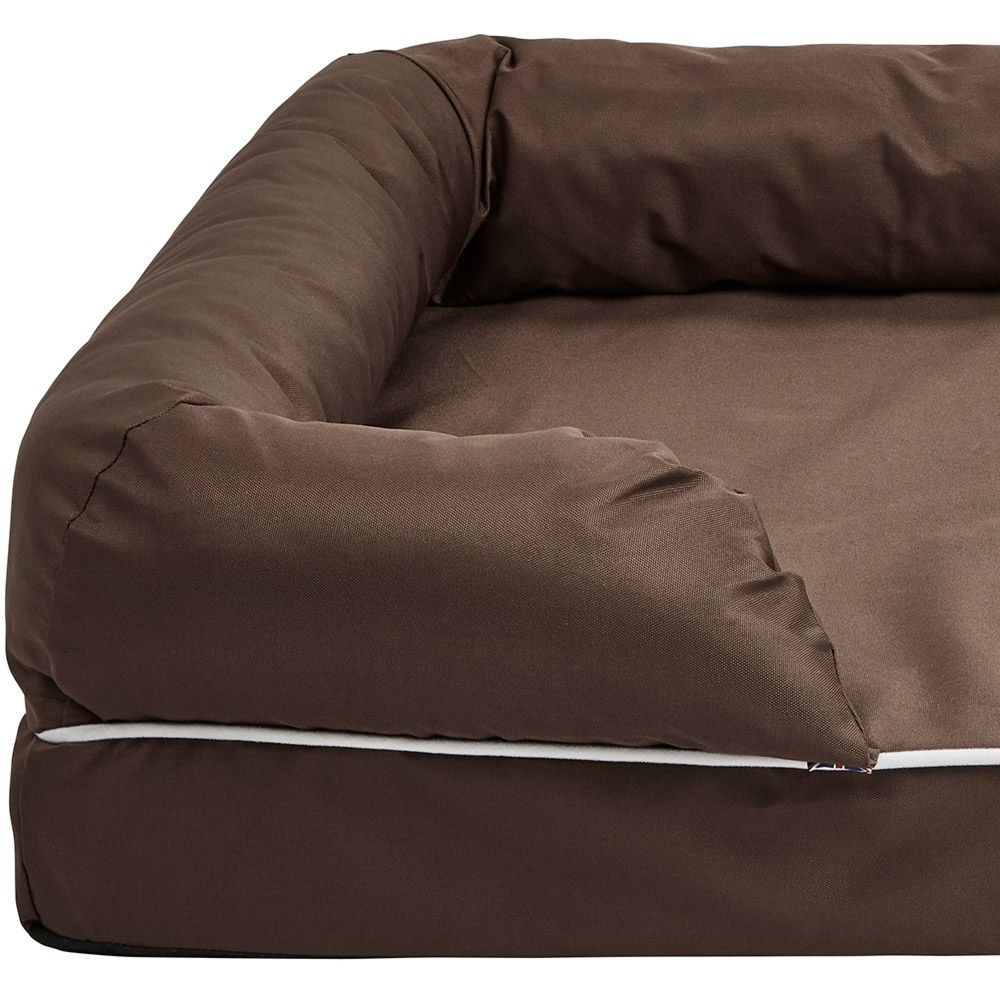 Bunty Large Brown Cosy Couch Pet Mattress Bed Image 3