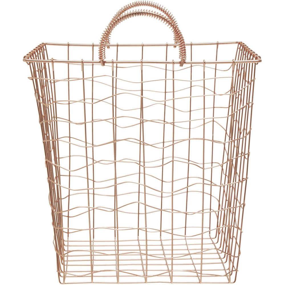 Premier Housewares Vertex Copper Plated Basket Image 3