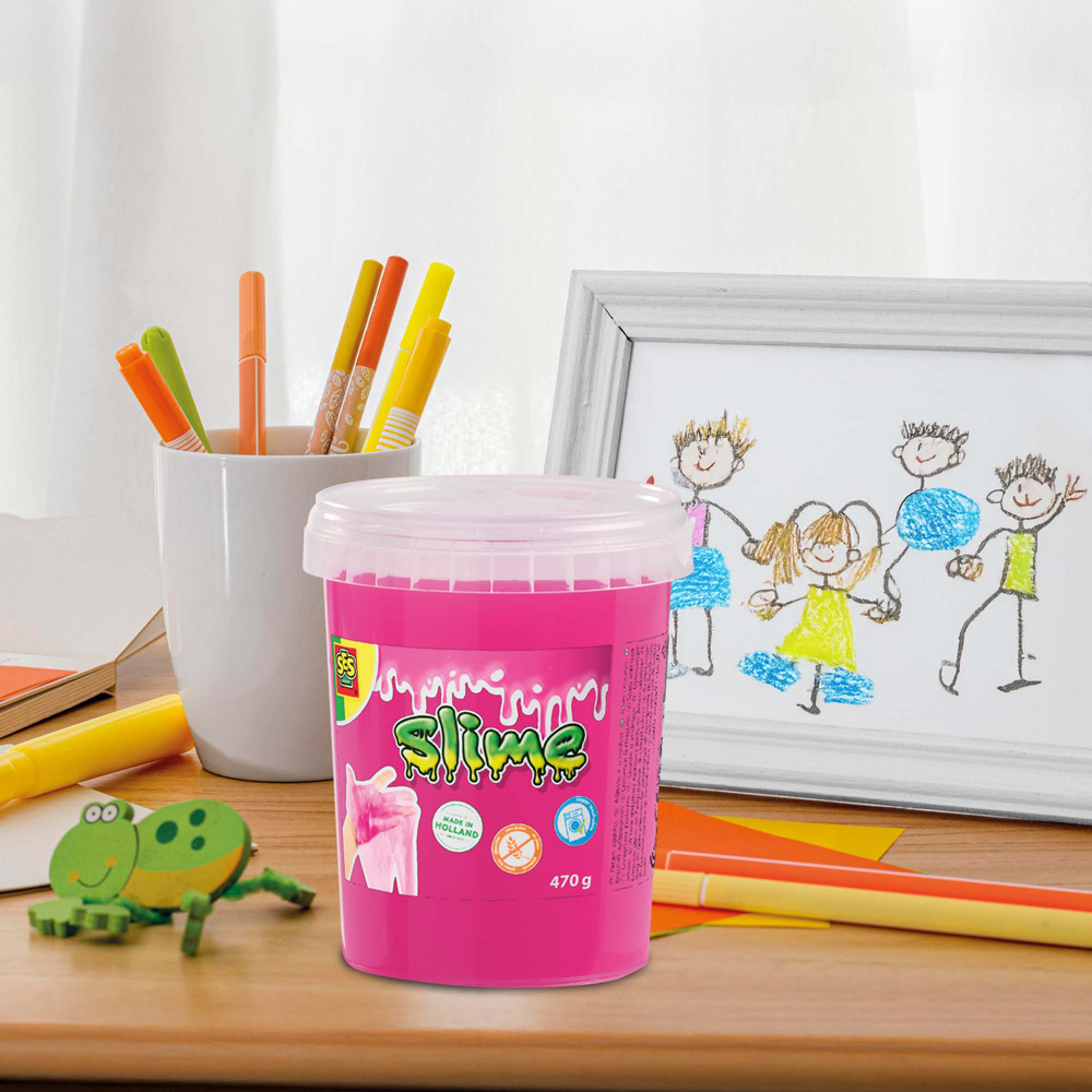 SES Creative Neon Pink Slime 470g Image 4