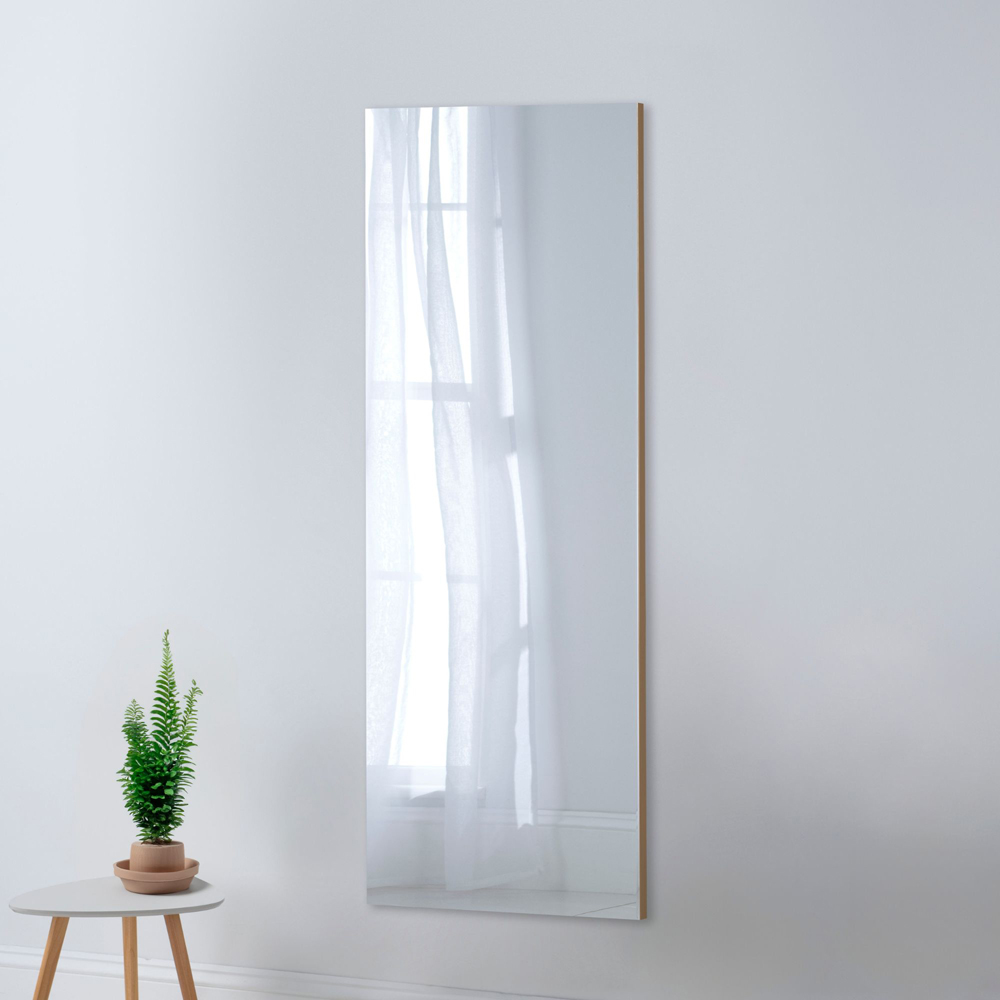 Yearn Seamless Gold Full Length Tall Wall Mirror 150 x 50cm Image 2