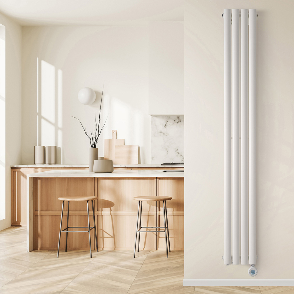 Eden Teppra White Electric Column Radiator with WiFi Control 1200W Image 9