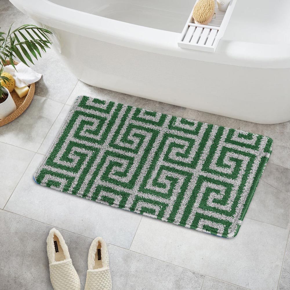 Velosso Luxe Emerald Bath Mat Set Image 6