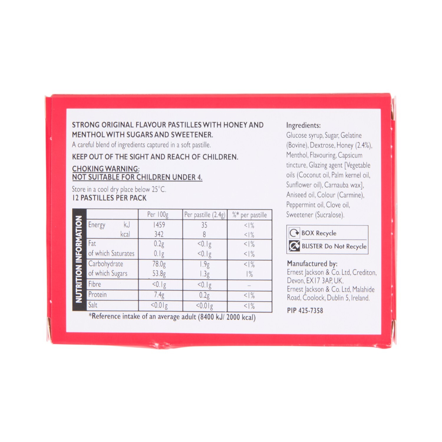 Pack of 12 Throaties Pastilles - Original Image 2