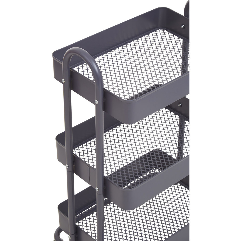 Acero 3-Tier Grey Trolley Image 7