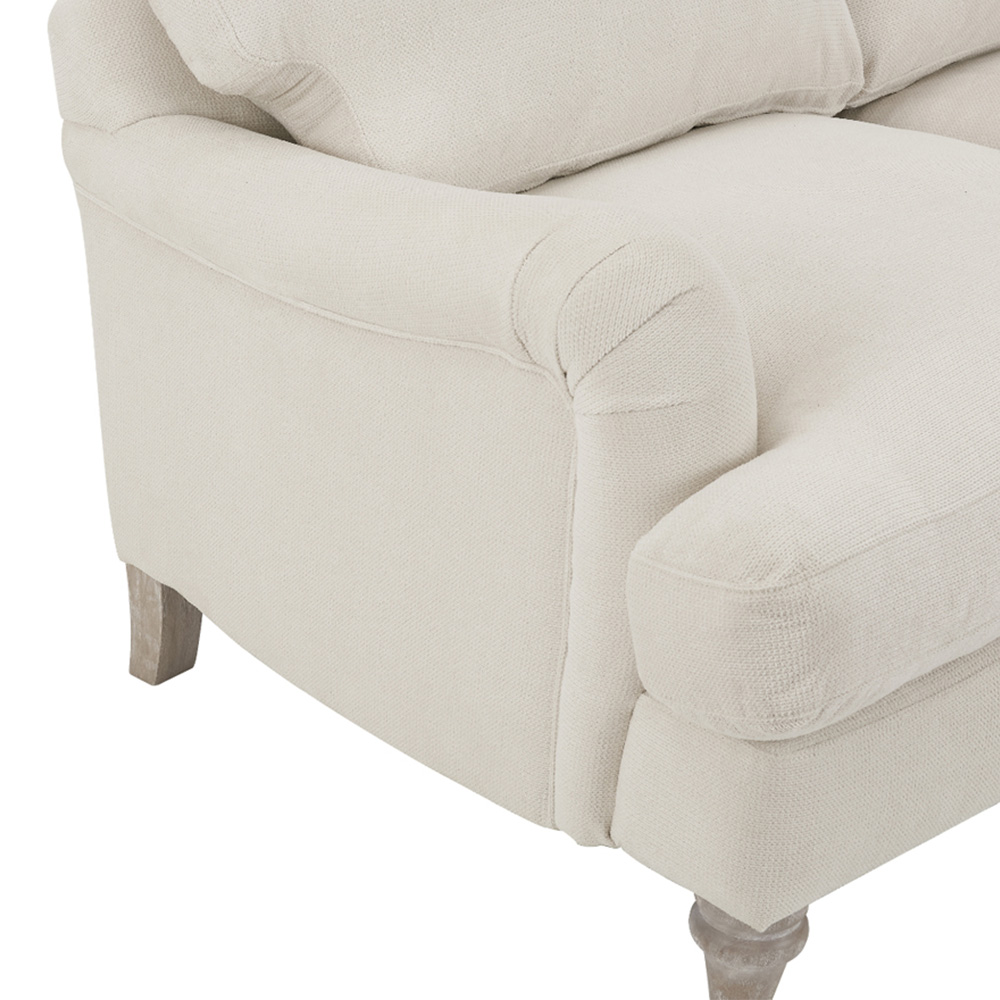 Home Detail Oxford 2 Seater Ivory Linen Sofa Image 7