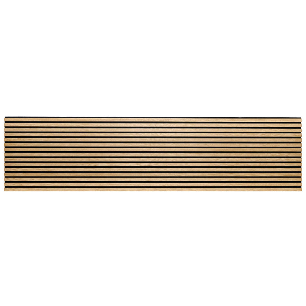 Portland 240 x 60cm Acupanel Oak Acoustic Slat Wall Panel Image 4