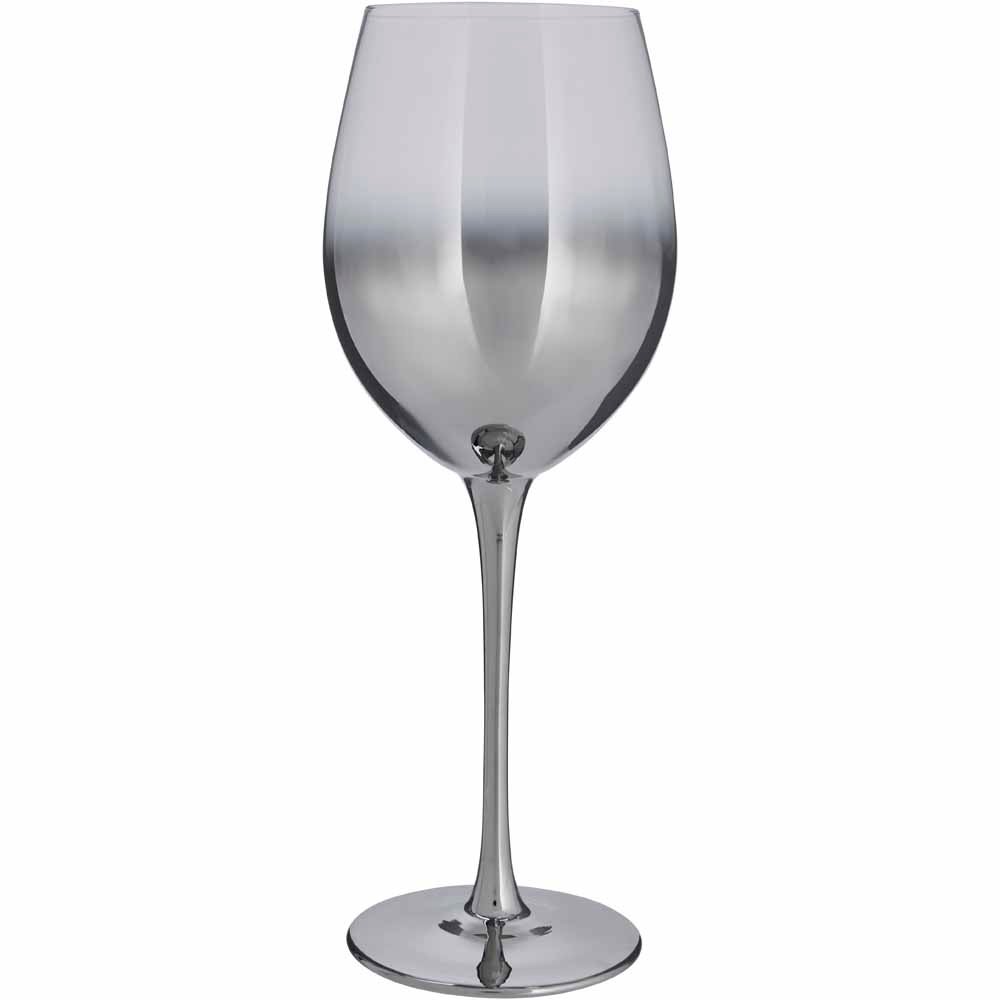 Wilko Silver Ombre Wine Glass 4pk Image 2