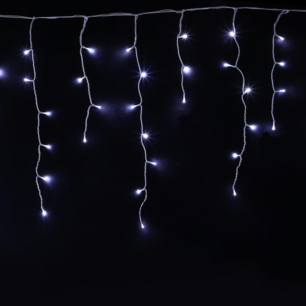 AMOS 720 Warm White LED Icicle Snowing Effect Light Image 1