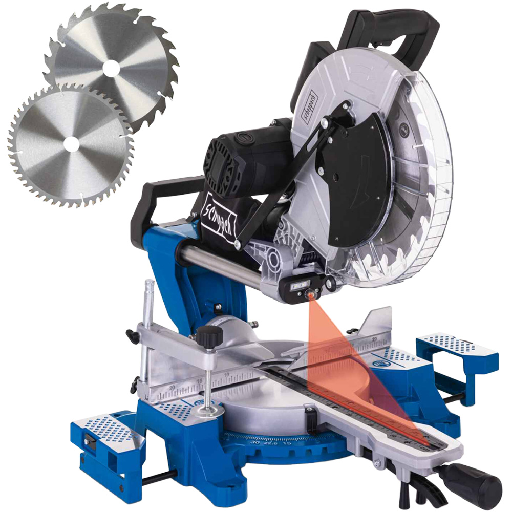 Scheppach HM140L 12 inch Sliding Mitre Saw 2000W Image 1