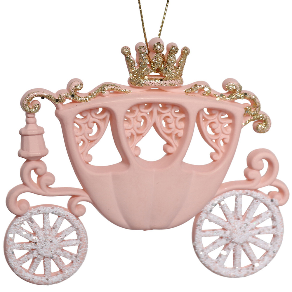 Sugar Wonderland Candy Pink Carriage Decoration Image