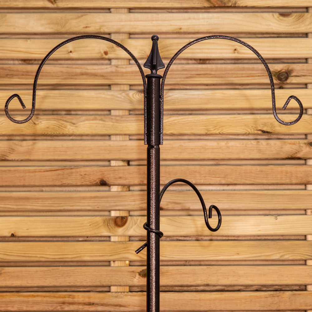 Samuel Alexander Hammertone Metal Wild Bird Feeding Station Image 5