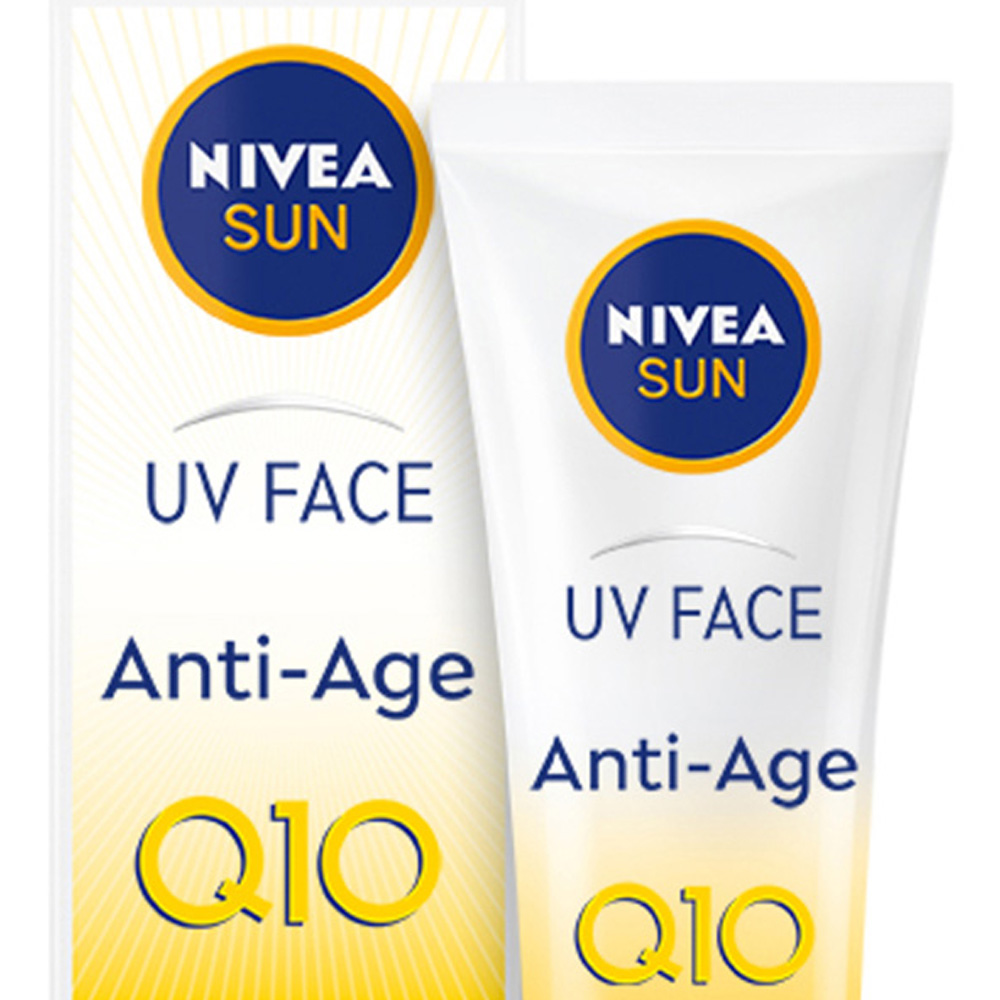 Nivea Sun UV Face Q10 Anti Age Sun Cream SPF50 50ml Image 2
