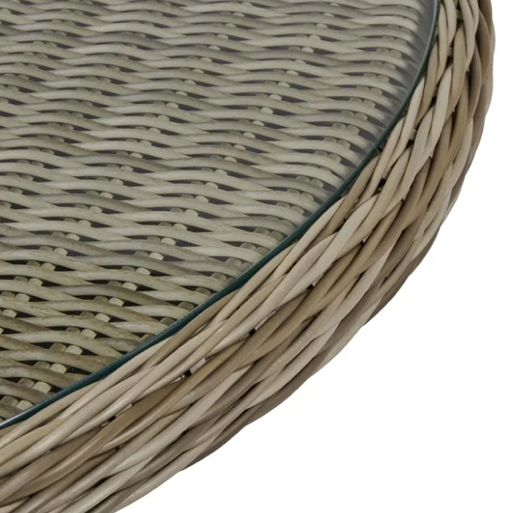 Royalcraft Wentworth Rattan 2 Seater Round Imperial Bistro Set Image 6