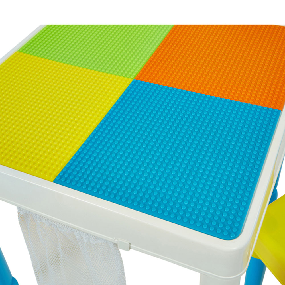 Liberty House Toys Kids 3-in-1 Multicoloured Activity Table and 2 Chairs Set Image 5