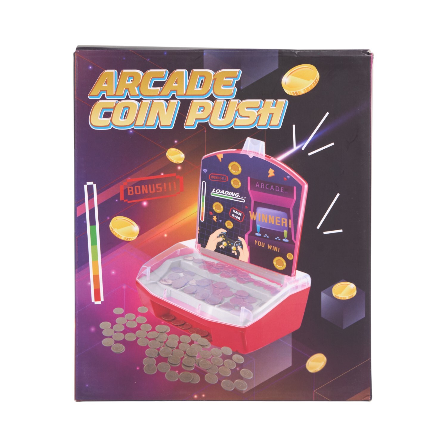 Arcade Coin Push Red Image 1