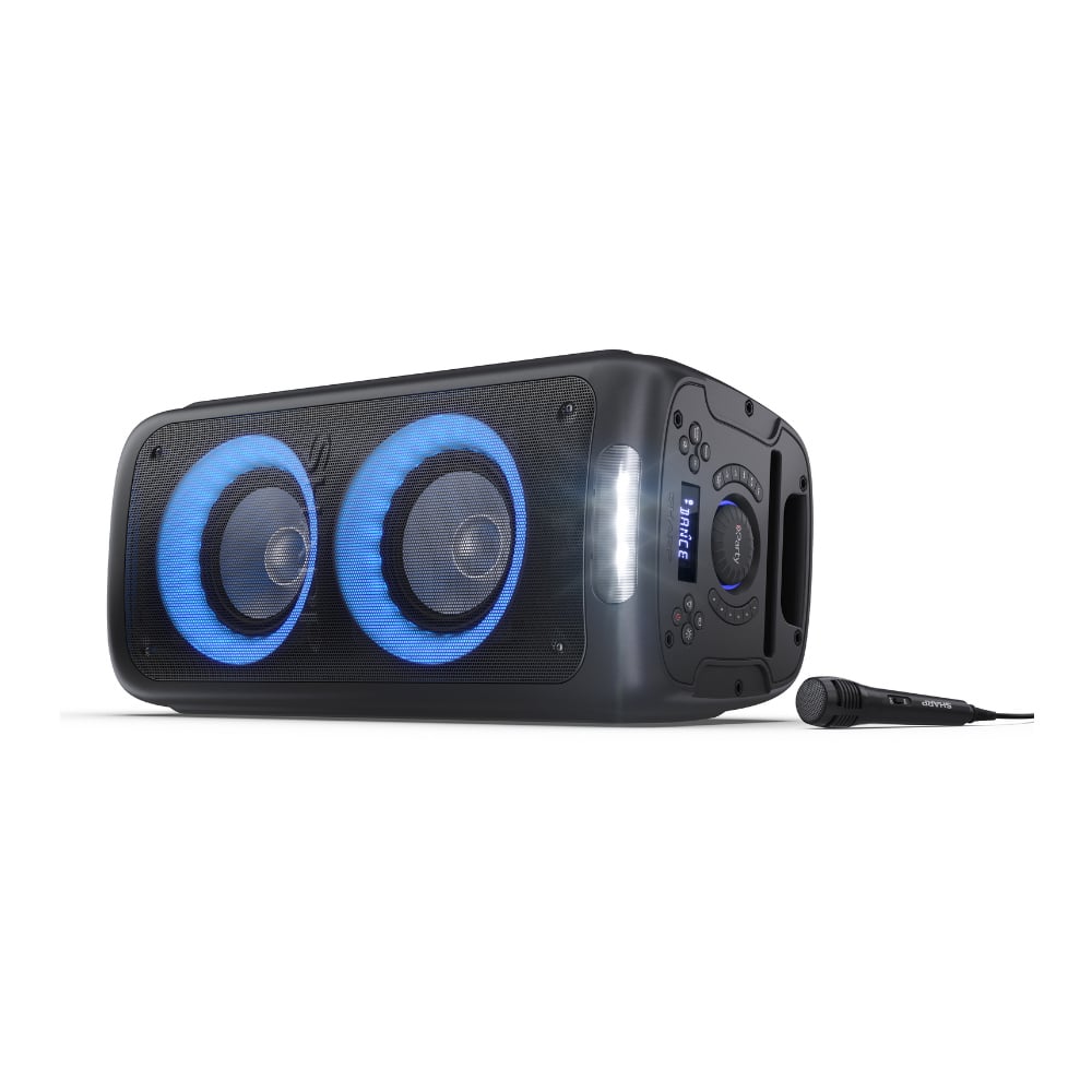 Sharp Black Xparty Street Beat Party Speaker Image 2