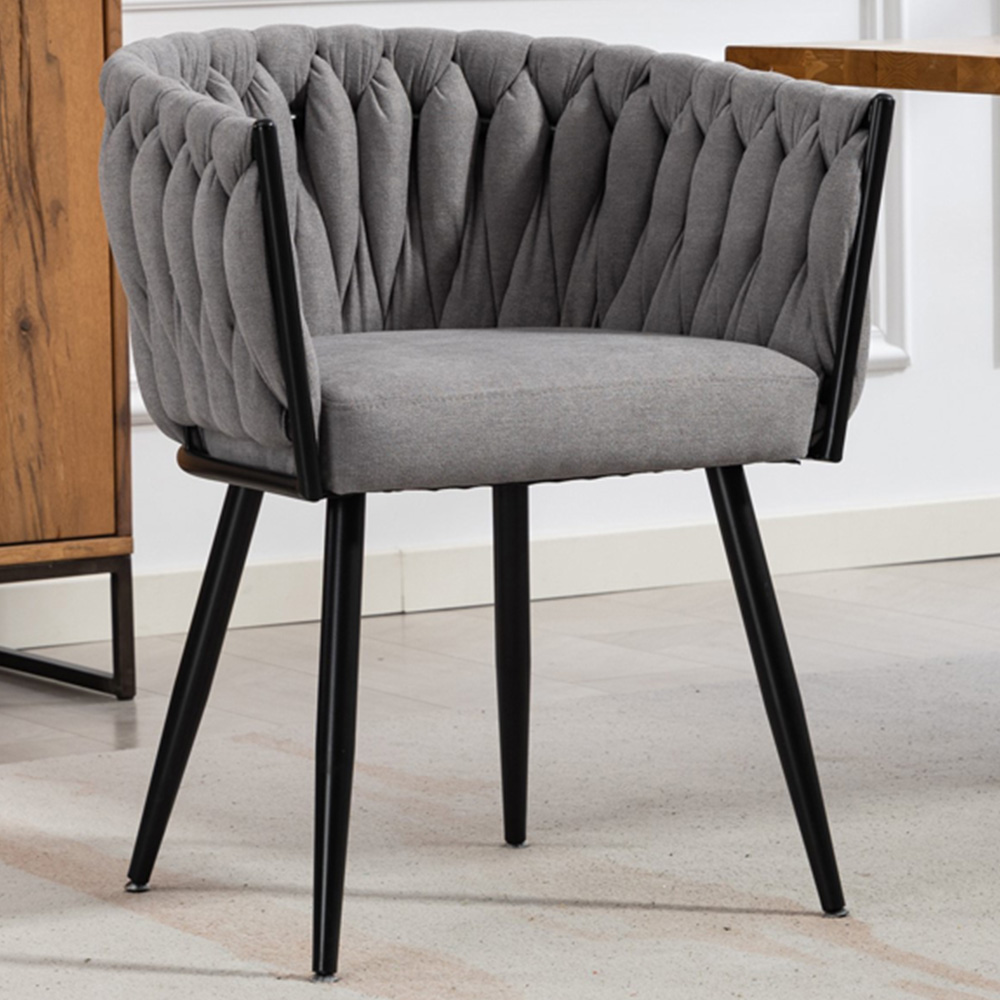 Artemis Home Aneta Set of 2 Grey Dining Chairs Image 1