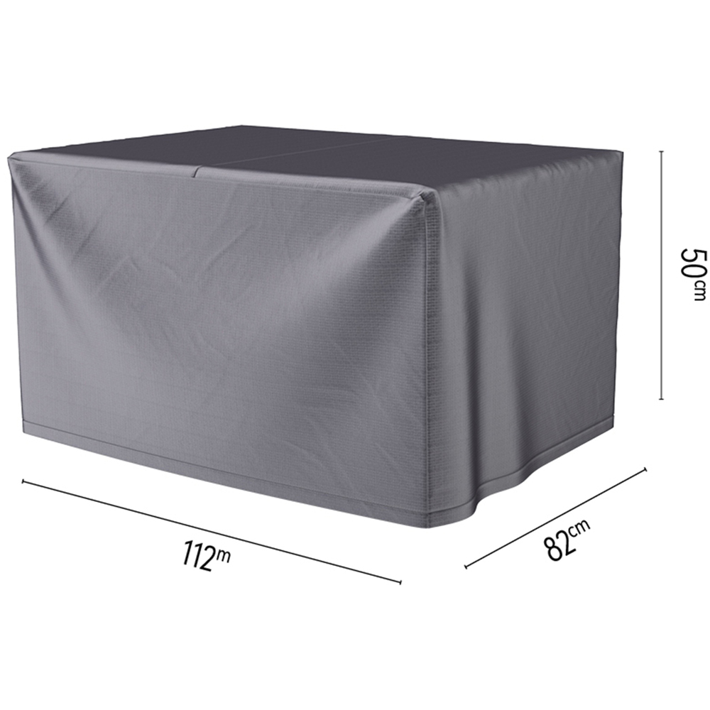 Platinum AeroCover Polyester Breathable Fire Table Cover 50 x 82 x 112cm Image 6