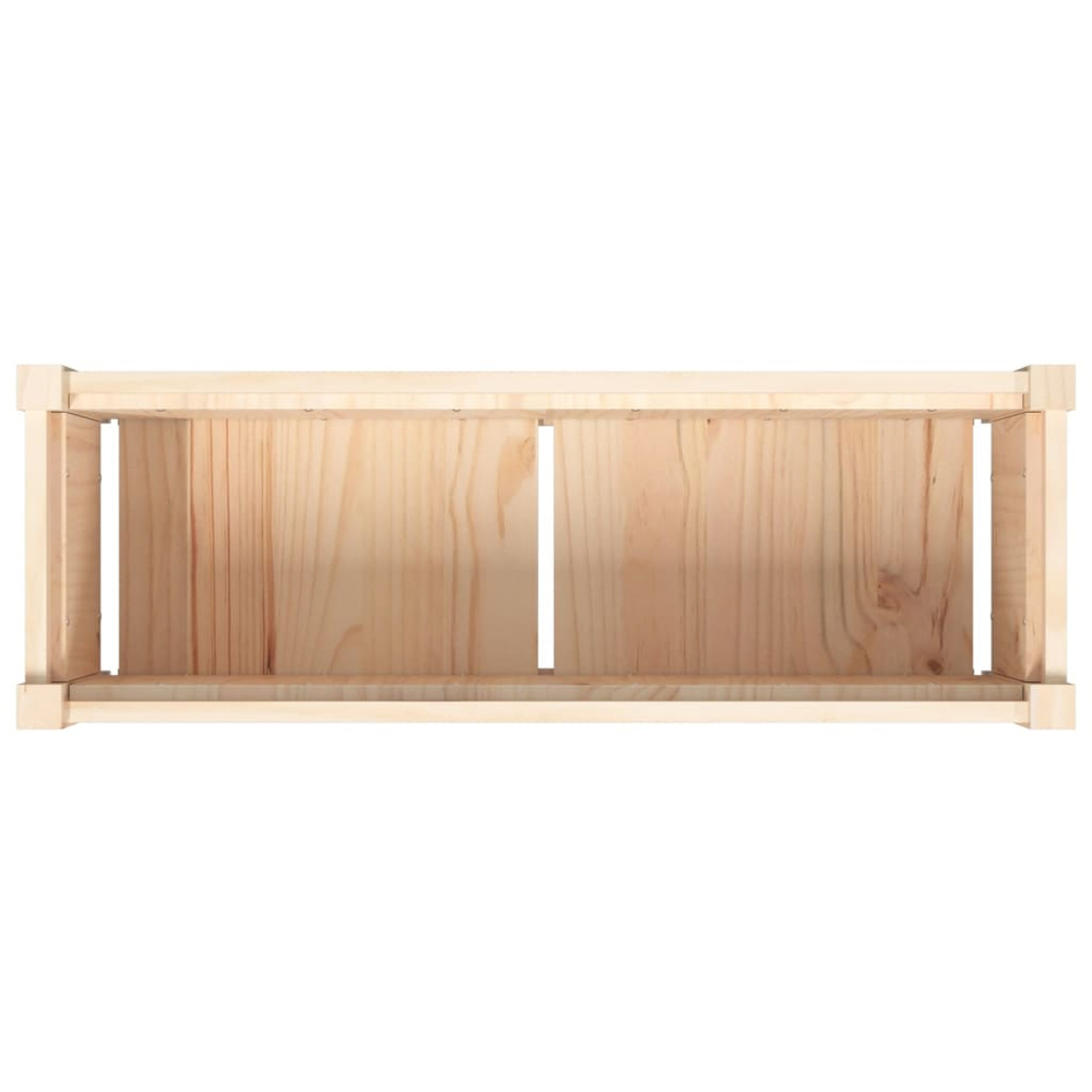 vidaXL Brown Solid Pine Garden Planter 90 x 31 x 31cm Image 7