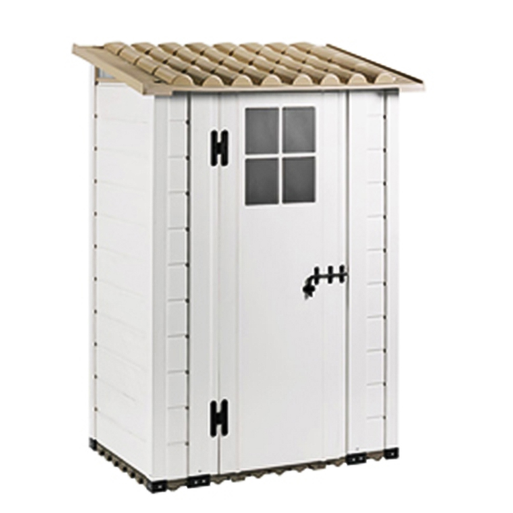 Shire 4 x 2ft Tuscany Evo 100 Plastic Garden Shed Image 1