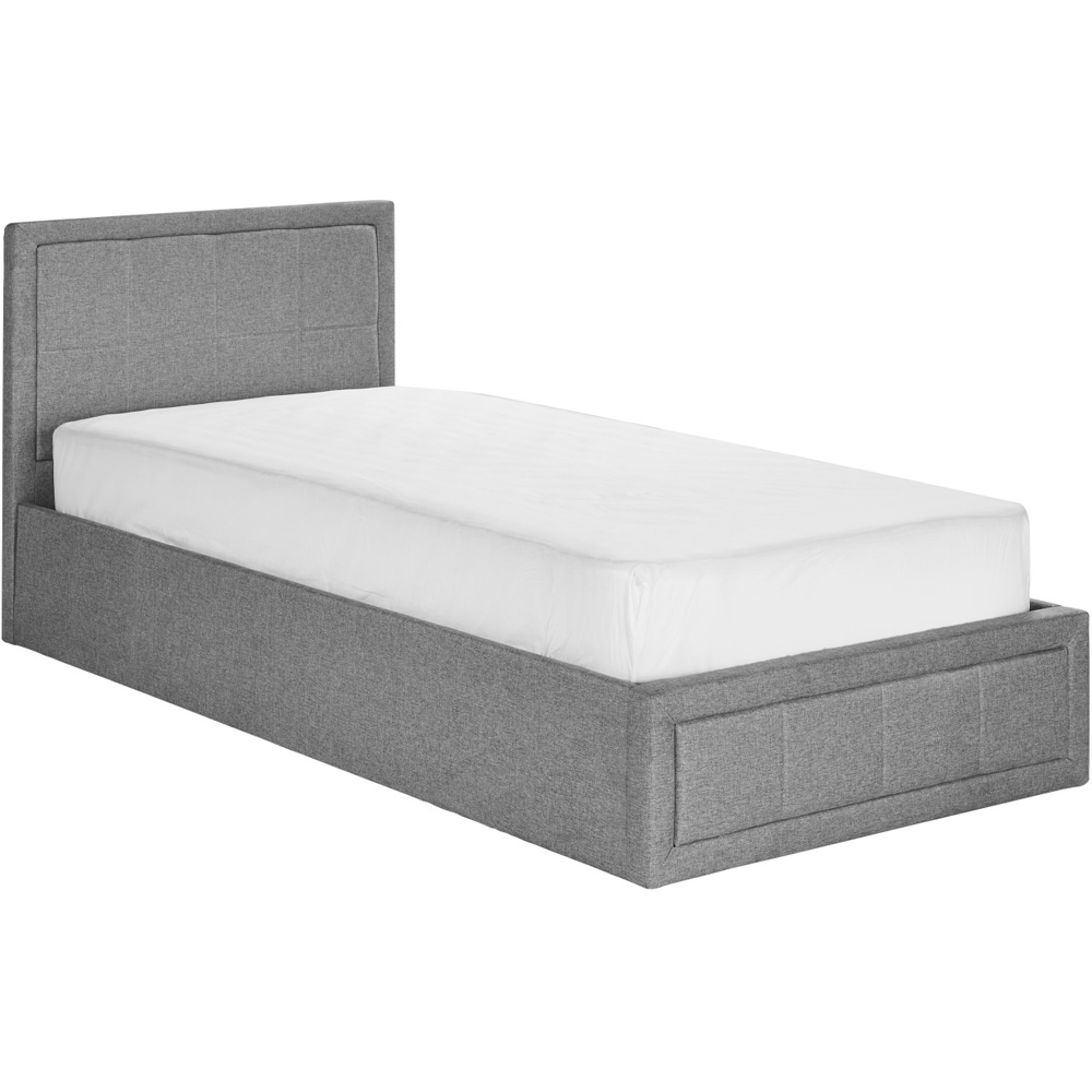 Portland Single Ottoman Upholstered Bed Frame with Storage Image 2